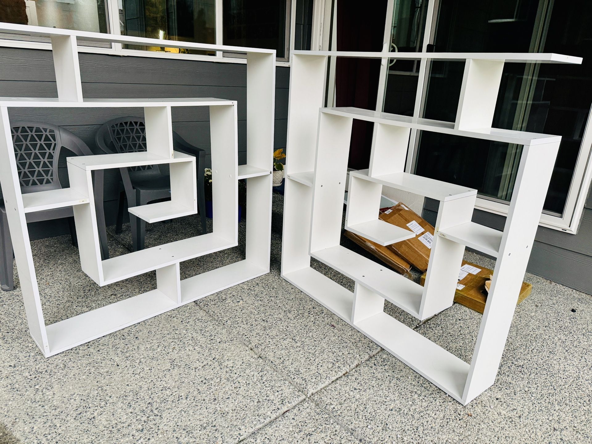 2 Storage, Decor Shelf, Bookcase (Height 51 inch width 49 inch)