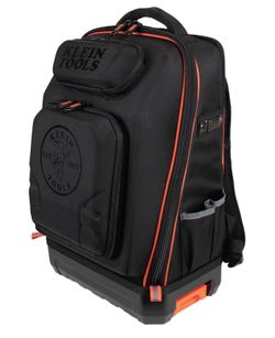 Klein Tools 62809MB MODBox Hard Shell Backpack with Protective Front Shell, 40 Pockets, Laptop Sleeve USB-C Port, MODBox Compatible, Heavy Duty