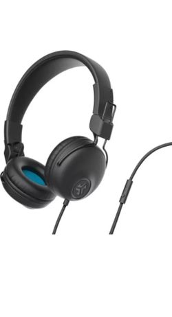 JLAB HASTUDIORBLK4 Studio Wired On-Ear Headphones Black w/mic