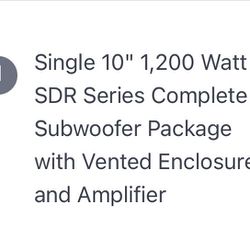 Subwoofer Package 