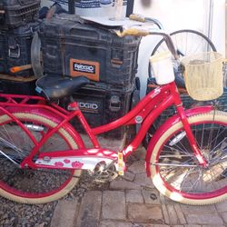 24-in Girls Beach Cruiser