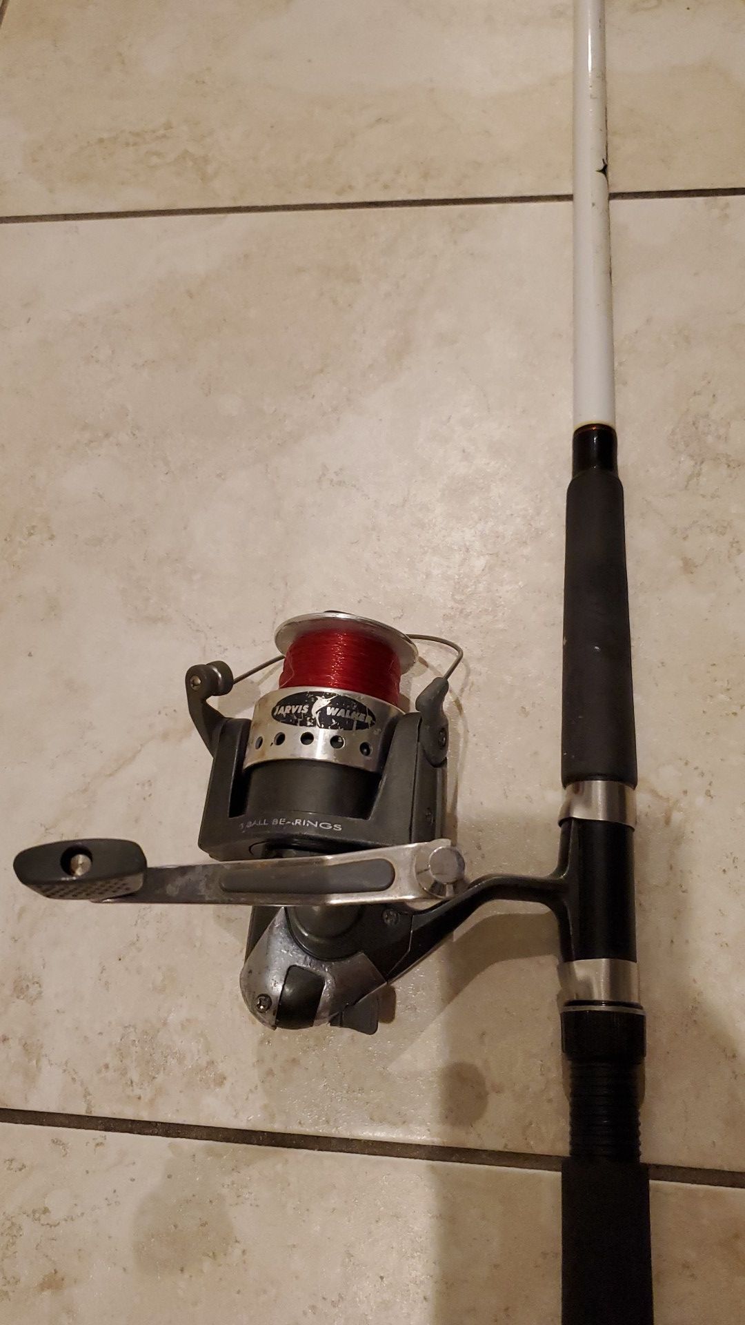 Javis Walker 5000 Fishing Reel Coastal Tuff Rod 8' Pole