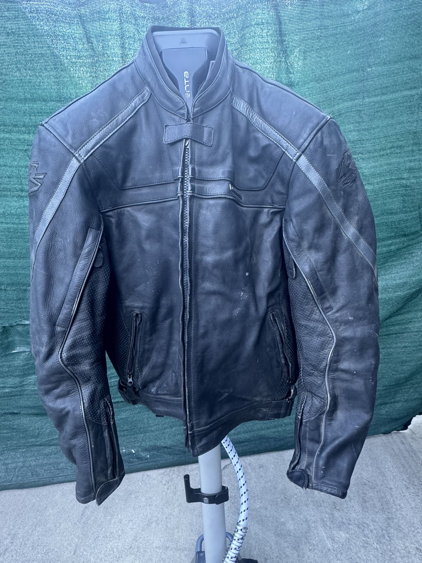 Vintage FIELDSHEER Leather Motorcycle Jacket X Lg