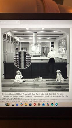 8’ Retractable Gate 100” $25.00