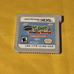 Poochy & Yoshi's Woolly World Not For Resale Demo Cartridge Nintendo 3DS