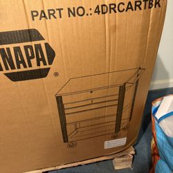 $250 New Napa Black Steel Cart / $325 w/ All Unopened  Evercraft Tools 
