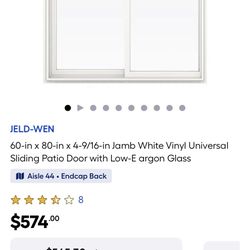 New Sliding Glass Door 