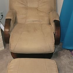 Rocking Chair With Foot Stool