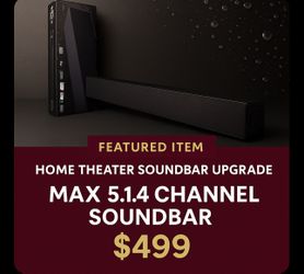 Sound Bar!!