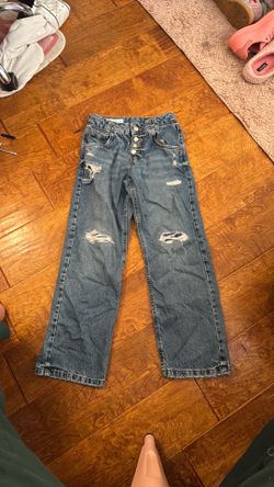 Girls Zara distressed  jeans size 10