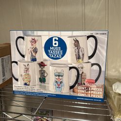 Brand New 6 mugs 