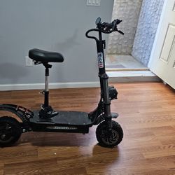 55 MPH BEAST ELECTRIC SCOOTER WITH ATTACHABLE/ ADJUSTABLE SEAT!