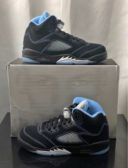 Air Jordan 5 Retro GS Black Carolina / UNC Size 10 Men’s