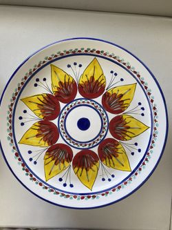 Hand Painted Platters From Sicily “La Spiga”