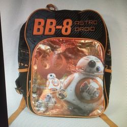 STAR WARS BB-8 ASTRO DROID SCHOOL BAG Backpack  16" ACCESSORY INNOVATIONS