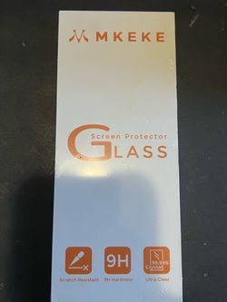 Mkeke Screen Protector for iPhone 16 Pro Max Tempered Glass [9H+ Hardness]