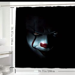 Scary Penny wise It Shower Curtain New 