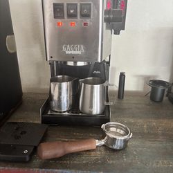 Gaggia classic! With mods including PID control and accessories