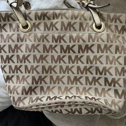 micheal kors tote bag MK monogram print