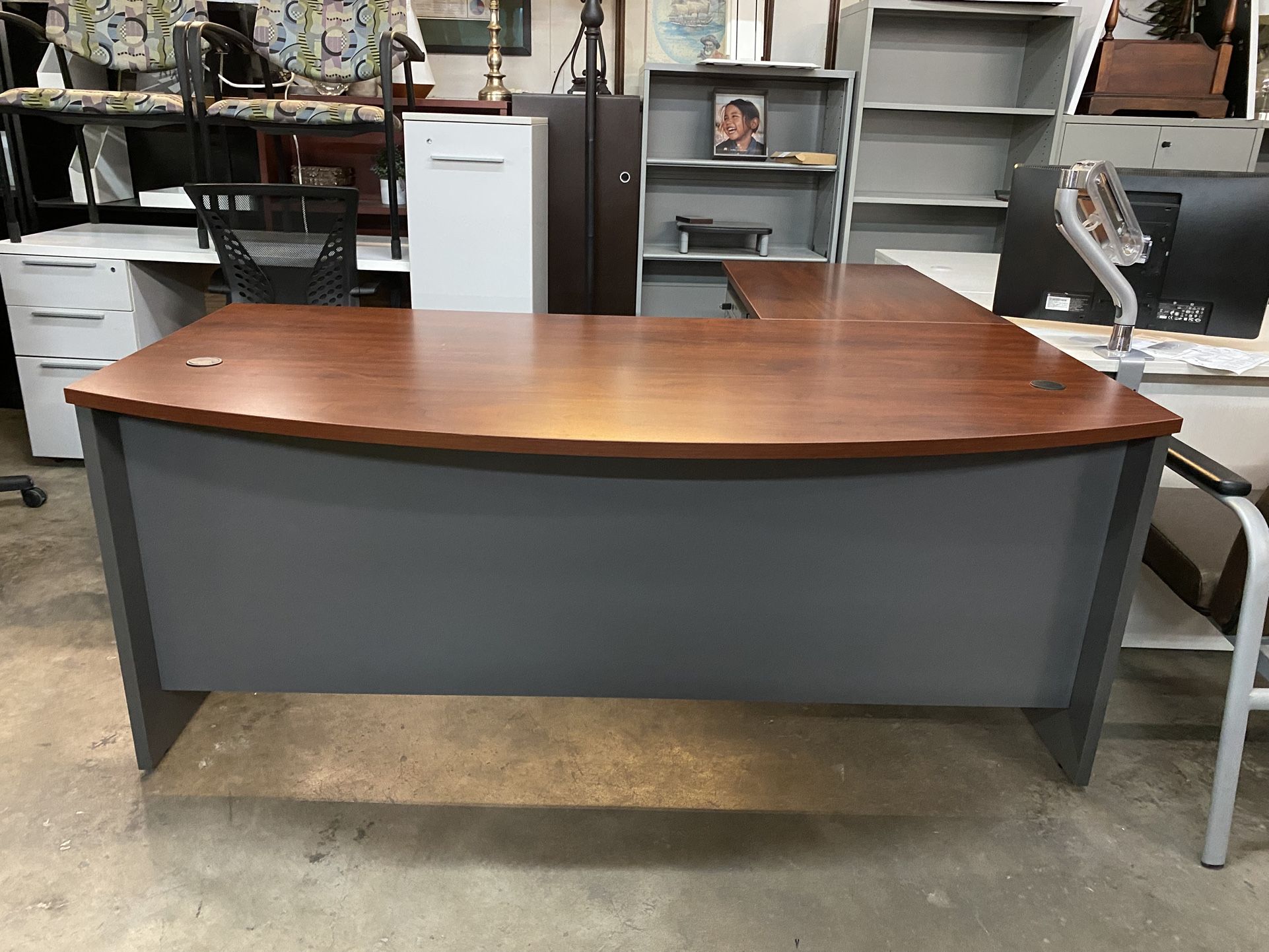 L shaped desk