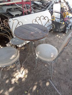 Table and chairs