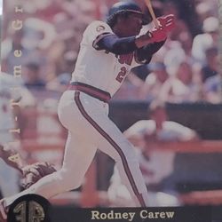 1995 Rod Carew Error Card  And Non Errorl