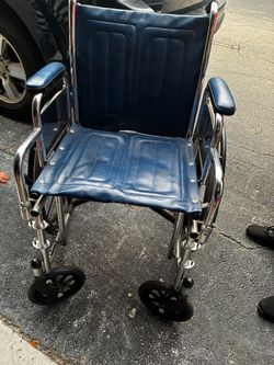 Manual Wheelchair with Chrome Frame