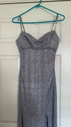 Silver Glitter Dress 