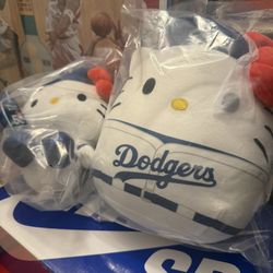 Hello Kitty Dodgers Plush