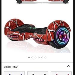 Hoverboard for Kids Adult Spider Self Balancing Hoverboard with LED Lights Wheels Bluetooth Speaker UL 2272 Certified Hover Board