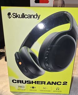 Skullcandy Crusher ANC 2 Noise Cancelling Wireless Headphones - True Black
Multi-Sensory Crusher Bass, Over-Ear Fit, Bluetooth, 60 Hours Battery, Work