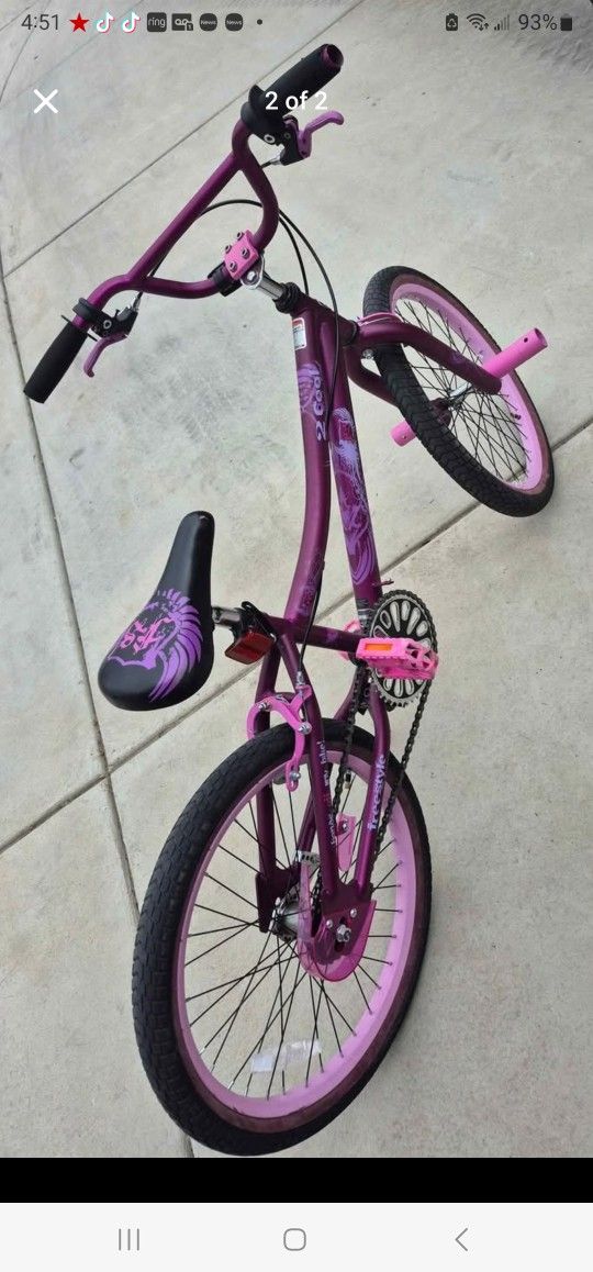 Girls 20" Bike In New Condition