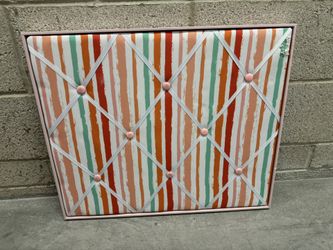 Striped Bulletin Board