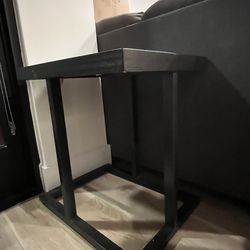 Black Wood Desk / Console Table – Minimalist