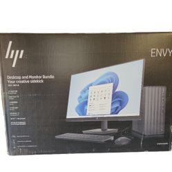 Brand New HP ENVY Desktop + 27" Monitor Bundle – Factory Sealed 