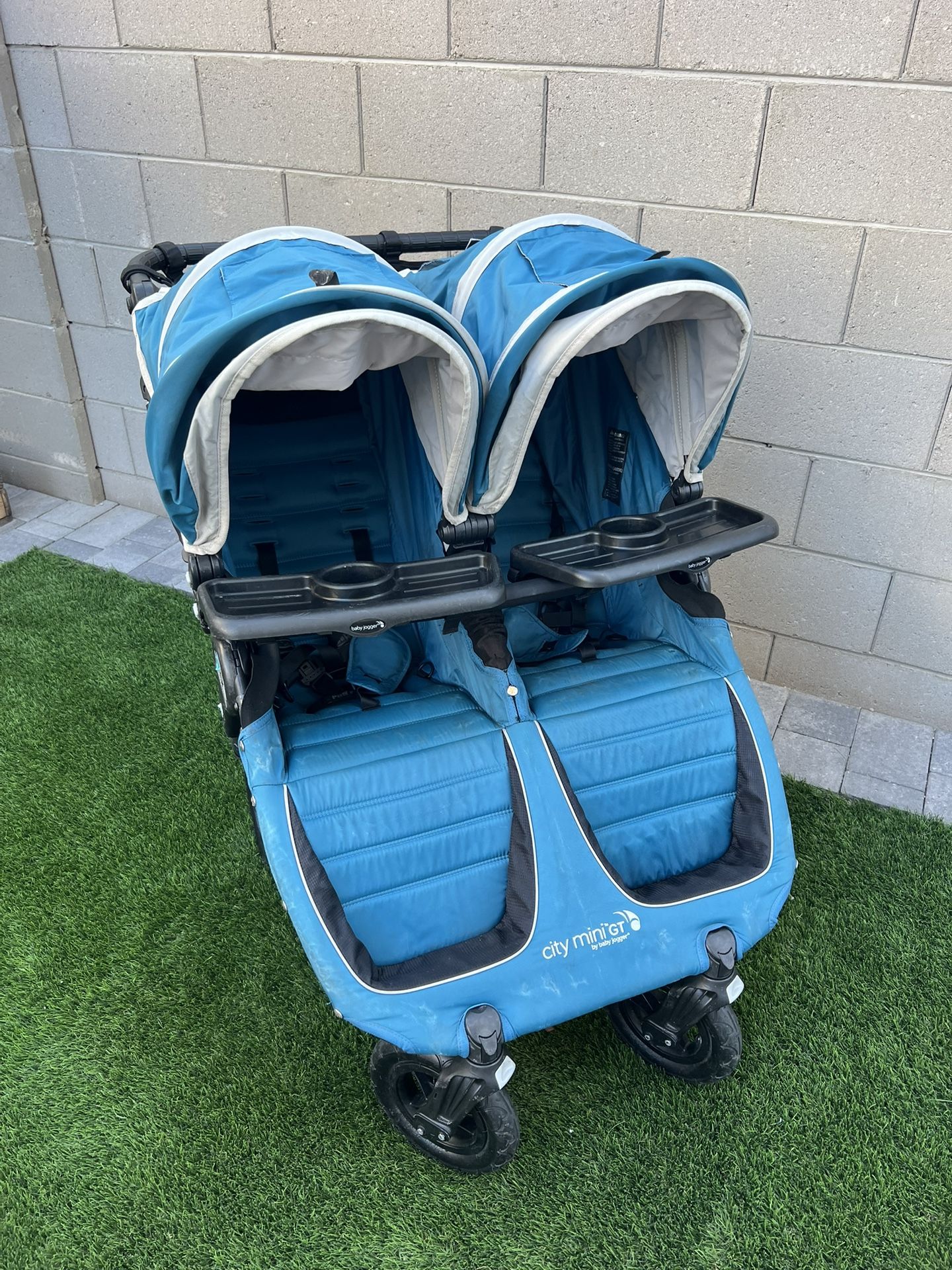 City Mini GT Double Jogging Stroller with Travel Case