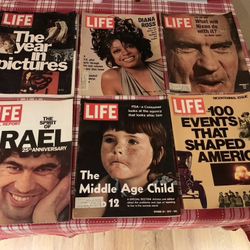 VINTAGE LIFE MAGAZINES (12)