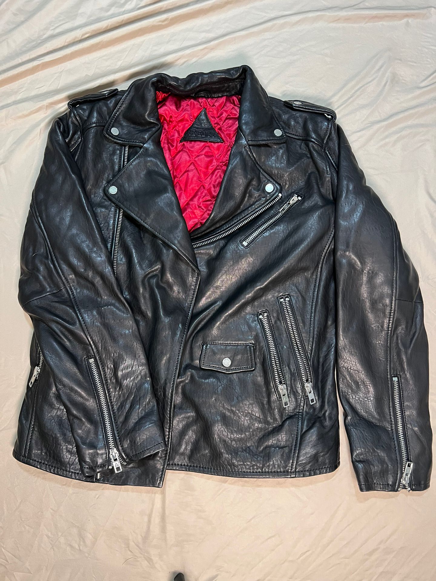 GENUINE German Leather Biker jacket - Men/Women