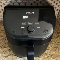 Instant Air Fryer 6 Quart, Negra 