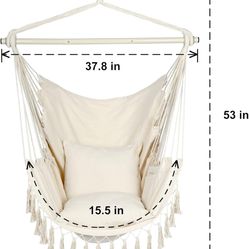 Y- Stop Hammock Chair Hanging Rope Swing