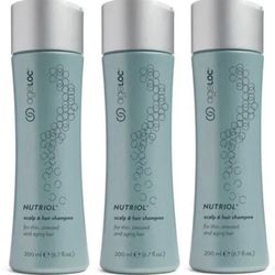 Nu Skin Nuskin ageLOC Nutriol Scalp and Hair Shampoo 6.7 fl oz 200 ml - LOT OF 3