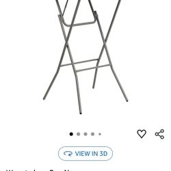 Bar Height Table, Indoor Outdoor Plastic Bar Height Table for Patio, Backyard, Dining Room, Parties, Weddings, Granite White