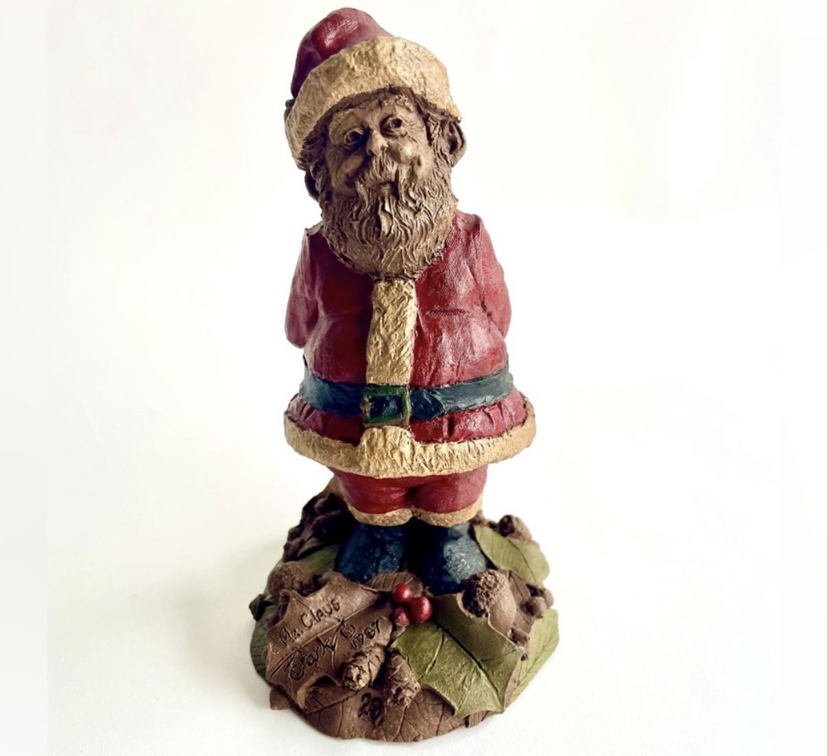 Vintage 1987 Tom Clark Christmas Gnome Santa Mr. Claus Collectible Figurine 1987