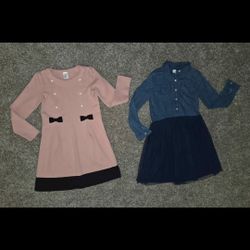 Girls Size 8 Fall/winter Dresses