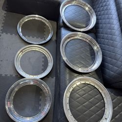 18” BBS E88 E26 E28 Outer Lip Barrel Wheels 24 Holes