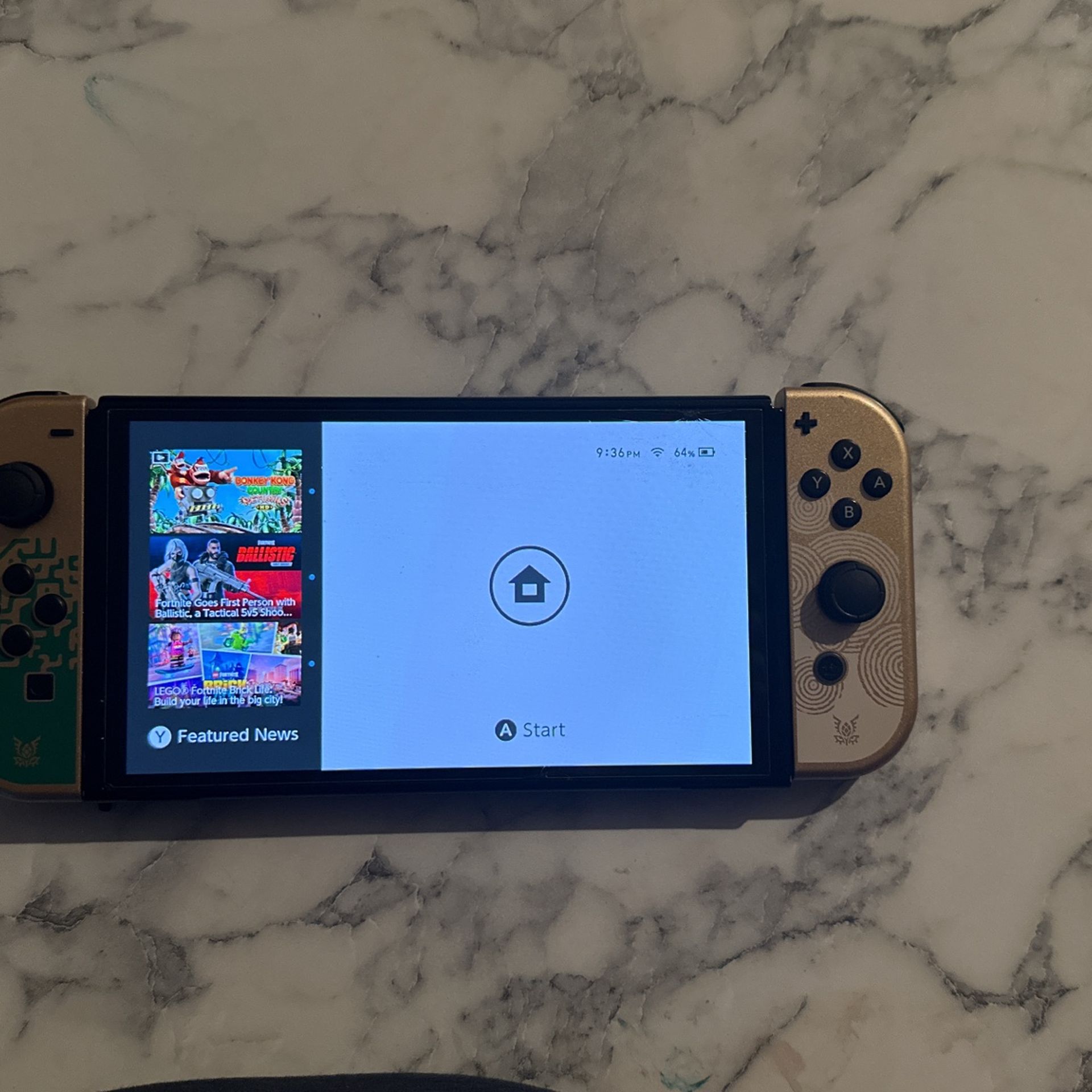Nintendo switch Zelda model