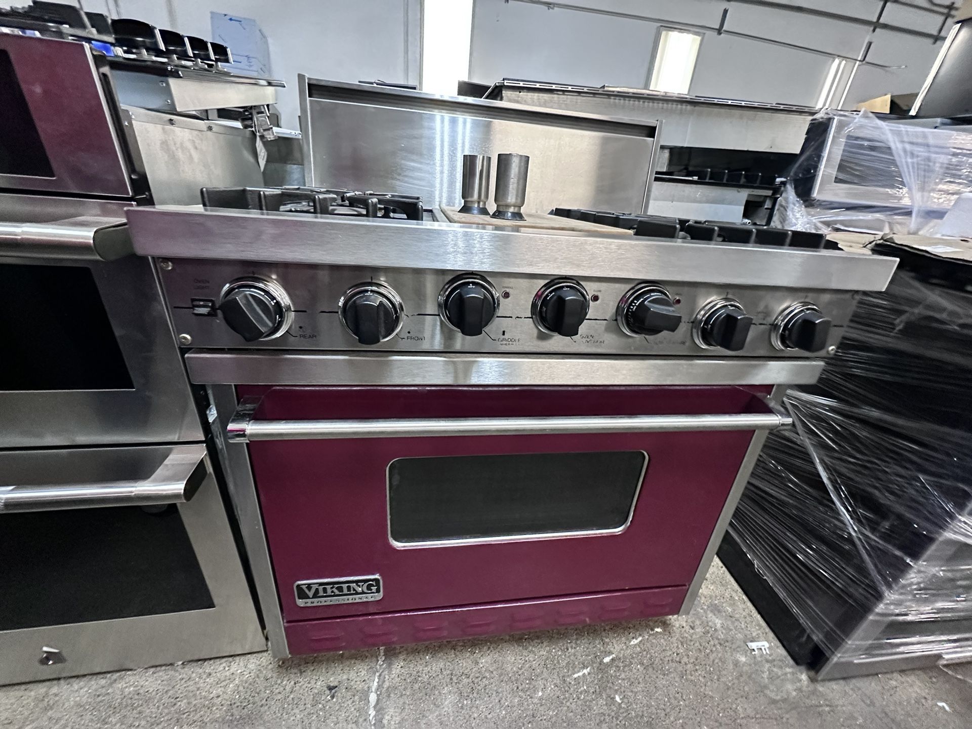36” Viking Dual Fuel Range Stainless Steel