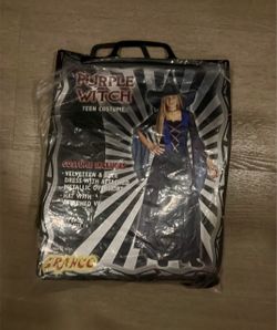 Purple witch costume