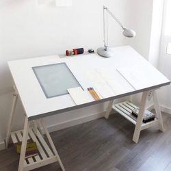 Drawing Table With Adjustable Legs