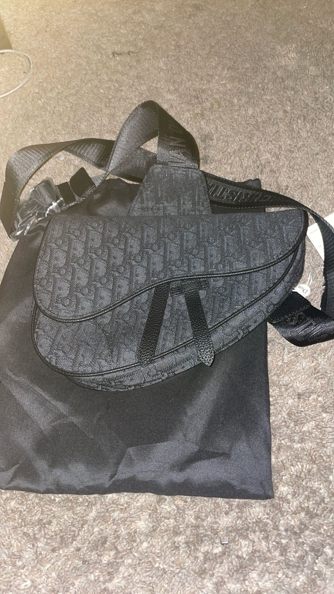christian dior saddle bag